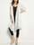 Fifth Avenue Women's GKS36 Double Layer Chiffon Coat - White