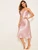 Fifth Avenue Women's NSS98 Extra Long Satin Cami Dress - Pink
