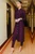 Fifth Avenue Women's TPS426 Blended Silk Kurti and Pants Set - Purple