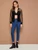 Fifth Avenue Velvet Zip Up Dot Net Mesh Bomber Jacket LNA2037 - Black