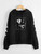 Fifth Avenue DIFT21 Japanese Florals Print Hoodie - Black