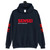 Fifth Avenue DIFT93 Sensei Text Sleeves Print Hoodie - Blue