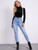 Fifth Avenue Womens Mock Neck Detail Velvet Stitched Western Top - FAWWT20