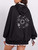 Fifth Avenue DIFT97 Back Space Print Hoodie - Black