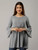 Women's Frill Sleeve Top by Groove - GRWTP17