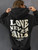 Fifth Avenue DIFT212 Love Never Fails Print Hoodie - Black