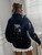 Fifth Avenue DIFT213 Butterfly Print Hoodie - Black