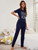 Fifth Avenue Women's WSNS38 Printed T-Shirt and Pants Set