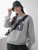 Fifth Avenue DIFT241 Number Print Hoodie - Grey