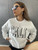 Fifth Avenue DIFT242 Text Printed Sweatshirt - White