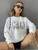 Fifth Avenue DIFT242 Text Printed Sweatshirt - White