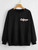 Fifth Avenue DIFT245 Front Back California Printed Sweatshirt - Black