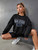 Fifth Avenue DIFT248 Palm Springs Printed Sweatshirt - Black