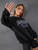 Fifth Avenue DIFT248 Palm Springs Printed Sweatshirt - Black