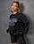 Fifth Avenue DIFT248 Palm Springs Printed Sweatshirt - Black