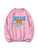 Fifth Avenue DIFT258 Chicago Basketball Printed Sweatshirt - Pink