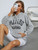 Fifth Avenue DIFT262 Malibu Print Hoodie - Grey