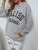 Fifth Avenue DIFT262 Malibu Print Hoodie - Grey