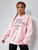Fifth Avenue DIFT265 California Printed Sweatshirt - Pink