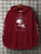 Fifth Avenue DIFT273 Floral Print Hoodie - Maroon