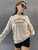 Fifth Avenue DIFT274 California Printed Sweatshirt - Cream