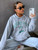 Fifth Avenue DIFT276 Print Hoodie - Grey