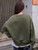 Fifth Avenue DIFT281 Sunday University Printed Sweatshirt - Khaki Green