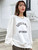 Fifth Avenue DIFT283 Super Power Optimism Printed Sweatshirt - White