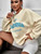 Fifth Avenue DIFT295 California Printed Sweatshirt - Cream