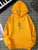 Fifth Avenue DIFT305 Floral Print Hoodie - Yellow