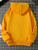 Fifth Avenue DIFT305 Floral Print Hoodie - Yellow