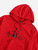 Fifth Avenue DIFT308 Butterfly Print Hoodie - Maroon