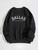 Fifth Avenue DIFT317 Dallas Printed Sweatshirt - Black