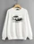 Fifth Avenue DIFT322 Car Printed Sweatshirt - White