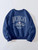Fifth Avenue DIFT347 Michigan Printed Sweatshirt - Blue