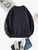 Fifth Avenue DIFT352 LN College Printed Sweatshirt - Navy Blue