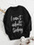 Fifth Avenue DIFT353 I Can't Adult Today Printed Sweatshirt - Black