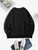 Fifth Avenue DIFT355 Money Talks Printed Sweatshirt - Black