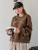 Fifth Avenue DIFT368 Powerful Printed Sweatshirt - Brown