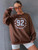 Fifth Avenue DIFT370 New York Printed Sweatshirt - Brown