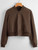 Fifth Avenue Zip Detail Bomber Jacket FA21W52