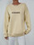Fifth Avenue DIFT373 Nowhere Printed Sweatshirt - Cream