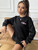 Fifth Avenue DIFT375 California Printed Sweatshirt - Black