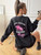 Fifth Avenue DIFT375 California Printed Sweatshirt - Black