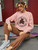 Fifth Avenue DIFT381 Teddy Bear Printed Sweatshirt - Pink