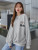 Fifth Avenue DIFT388 Mountain Printed Sweatshirt - Grey