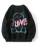 Fifth Avenue DIFT389 Vector Printed Sweatshirt - Black