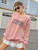Fifth Avenue DIFT391 All Yours Printed Sweatshirt - Pink