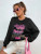 Fifth Avenue DIFT392 Custom Motor Printed Sweatshirt - Black