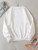 Fifth Avenue DIFT413 Smile Printed Sweatshirt - White